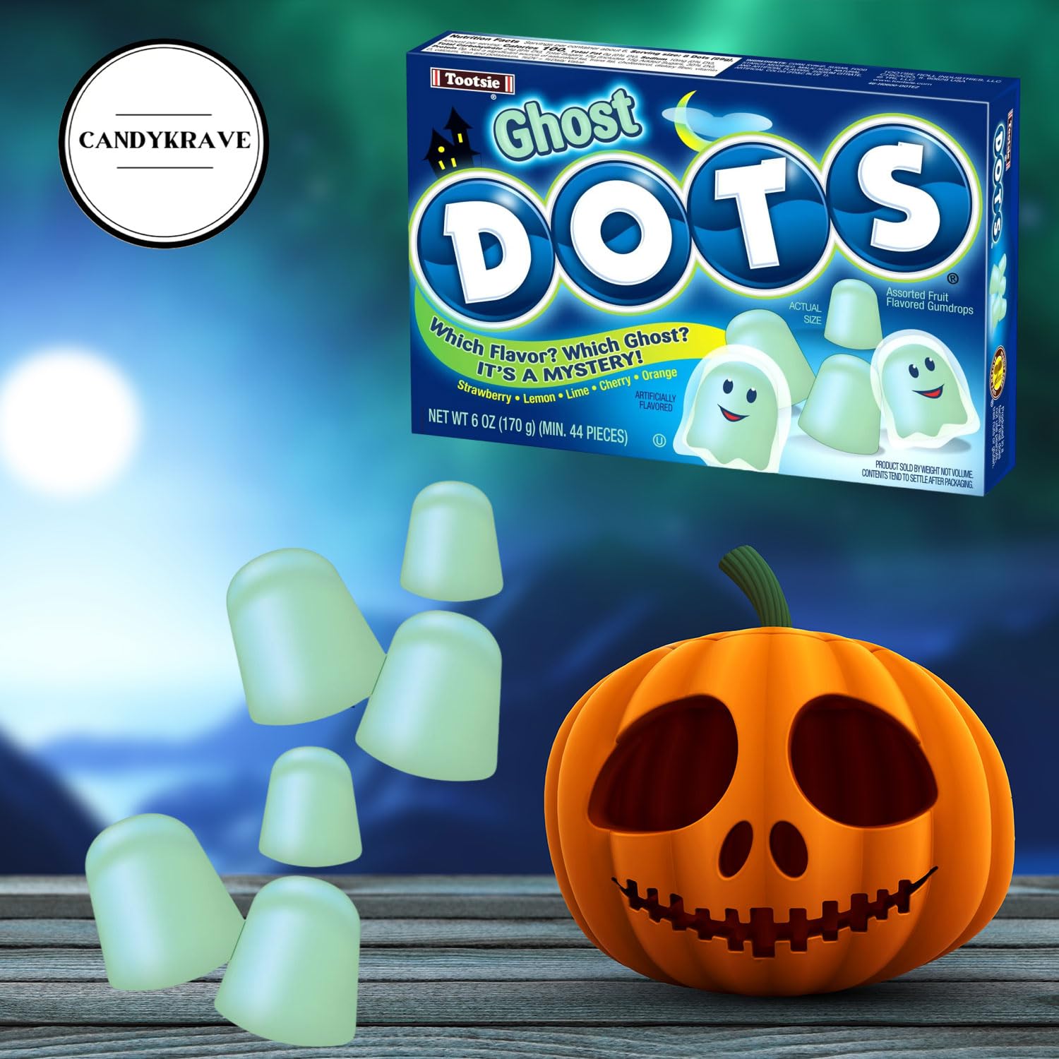 Amazon.com : Dots Ghost Assorted Gumdrops - 5 Fruity Flavors - 1